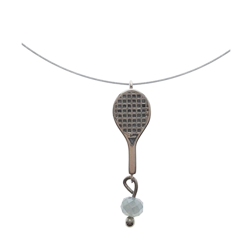 Racket Necklace in Silver 925