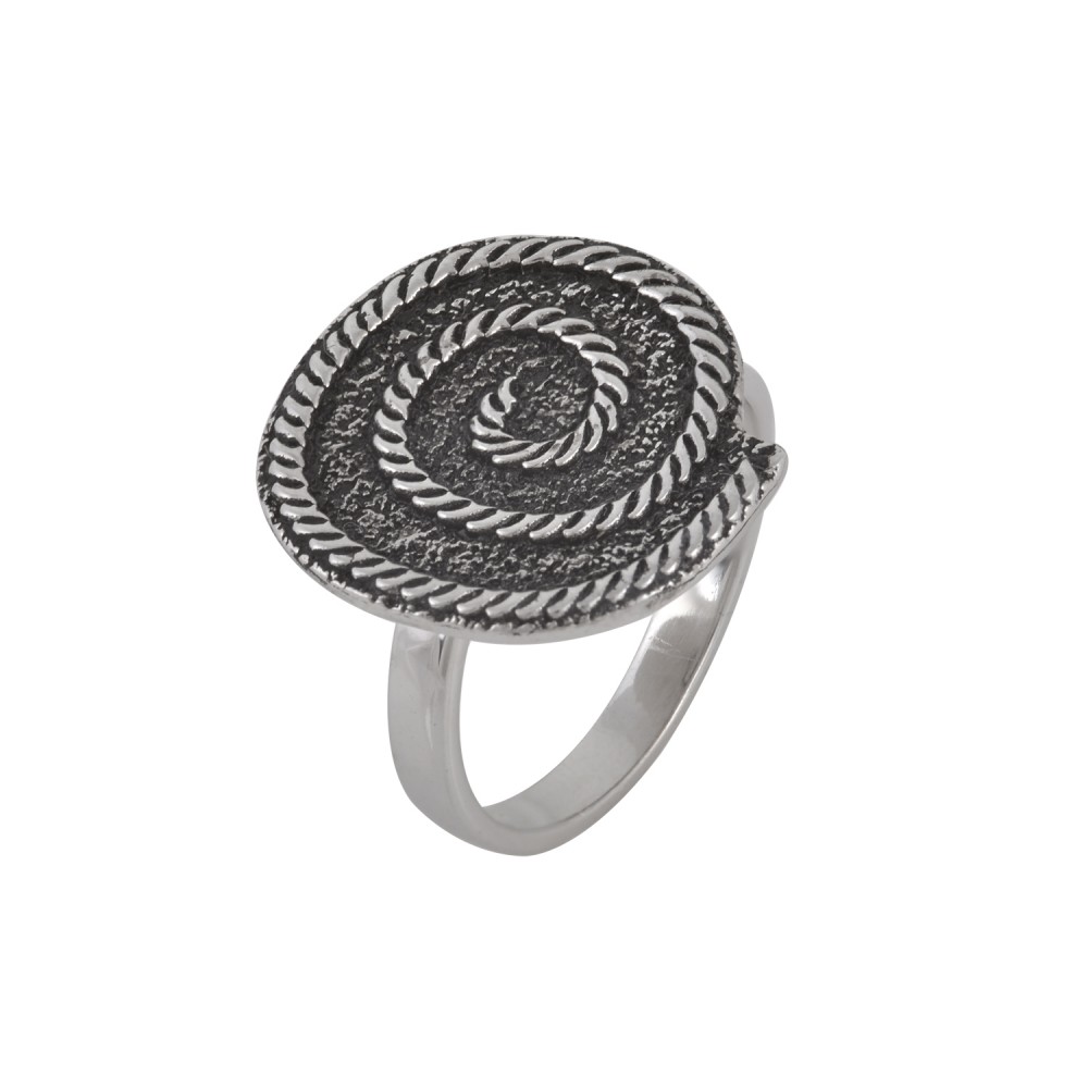 Spiral Ring in Silver 925
