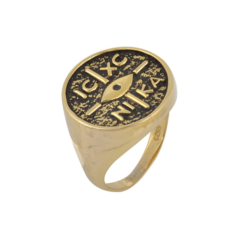 Δαχτυλίδι Κωνσταντινάτο από Ασήμι 925