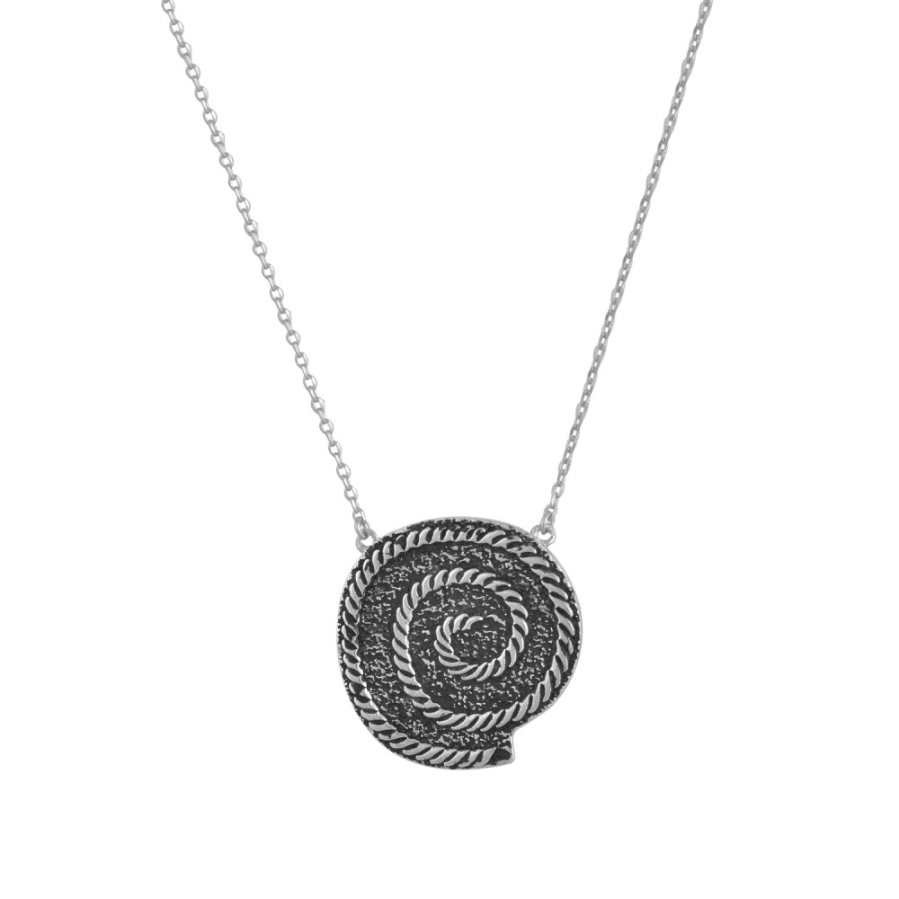 Spiral Necklace in Silver 925