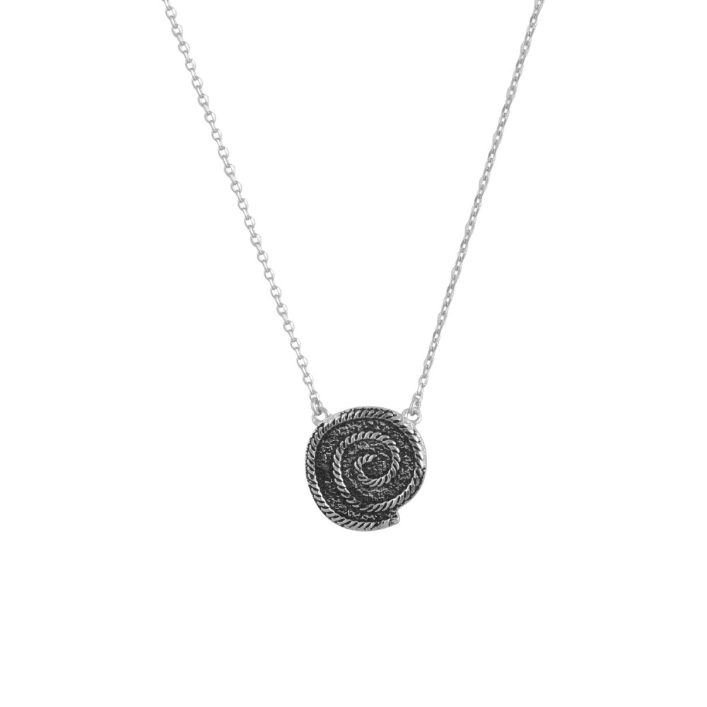 Necklace Spiral in Silver 925