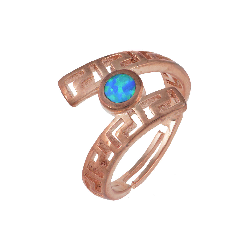OPAL RING FROM SILVER