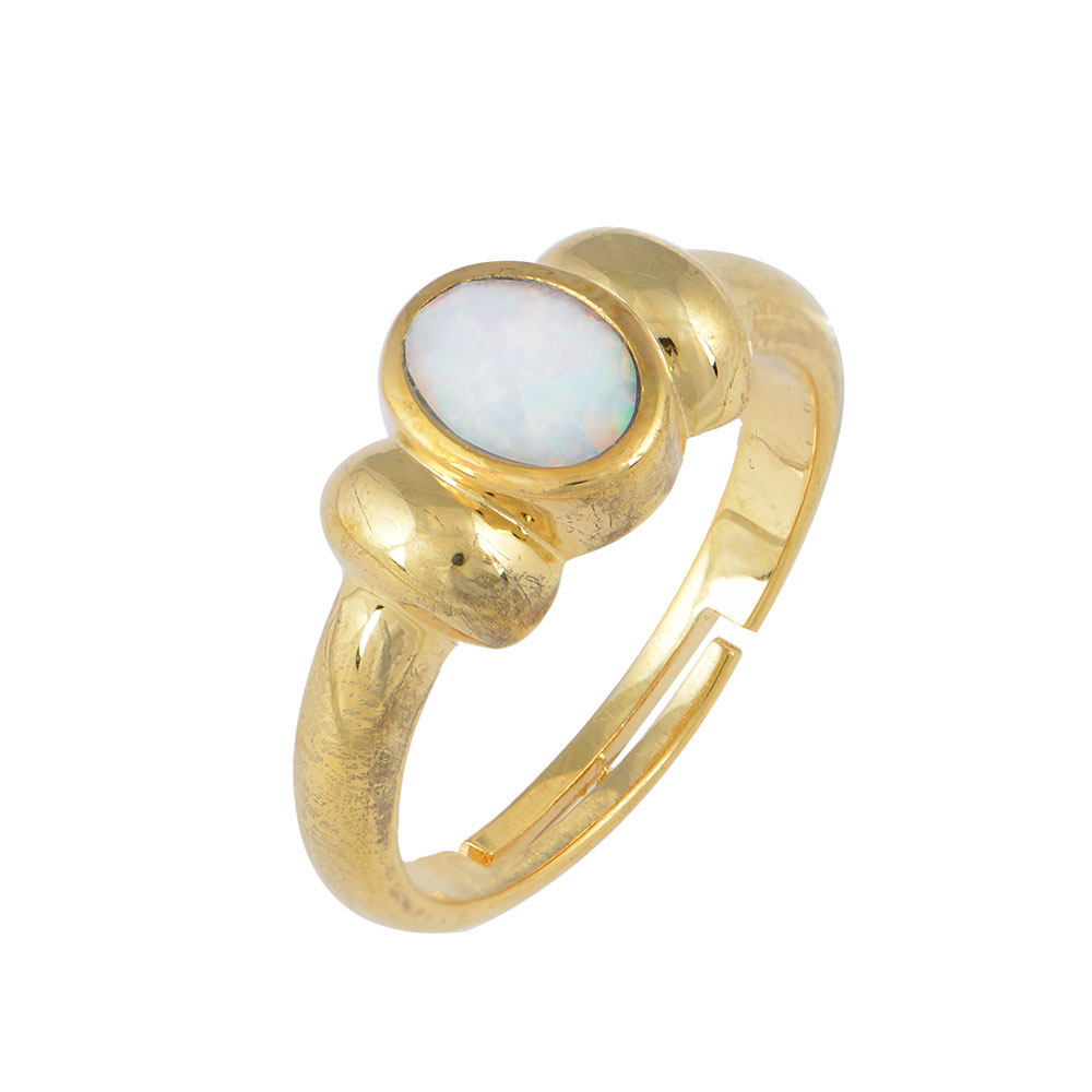 Ring with Opal Stone in Silver 925