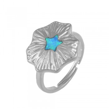 Ring with Opal Stone in Silver 925
