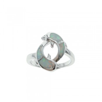 Ring with Opal Stone in Silver 925