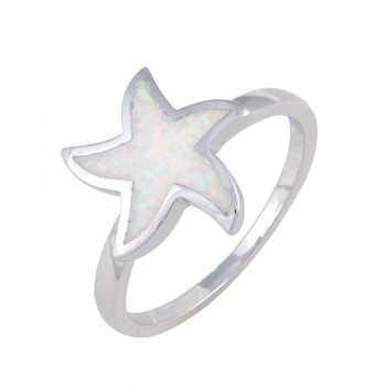 Ring with Opal Stone in Silver 925