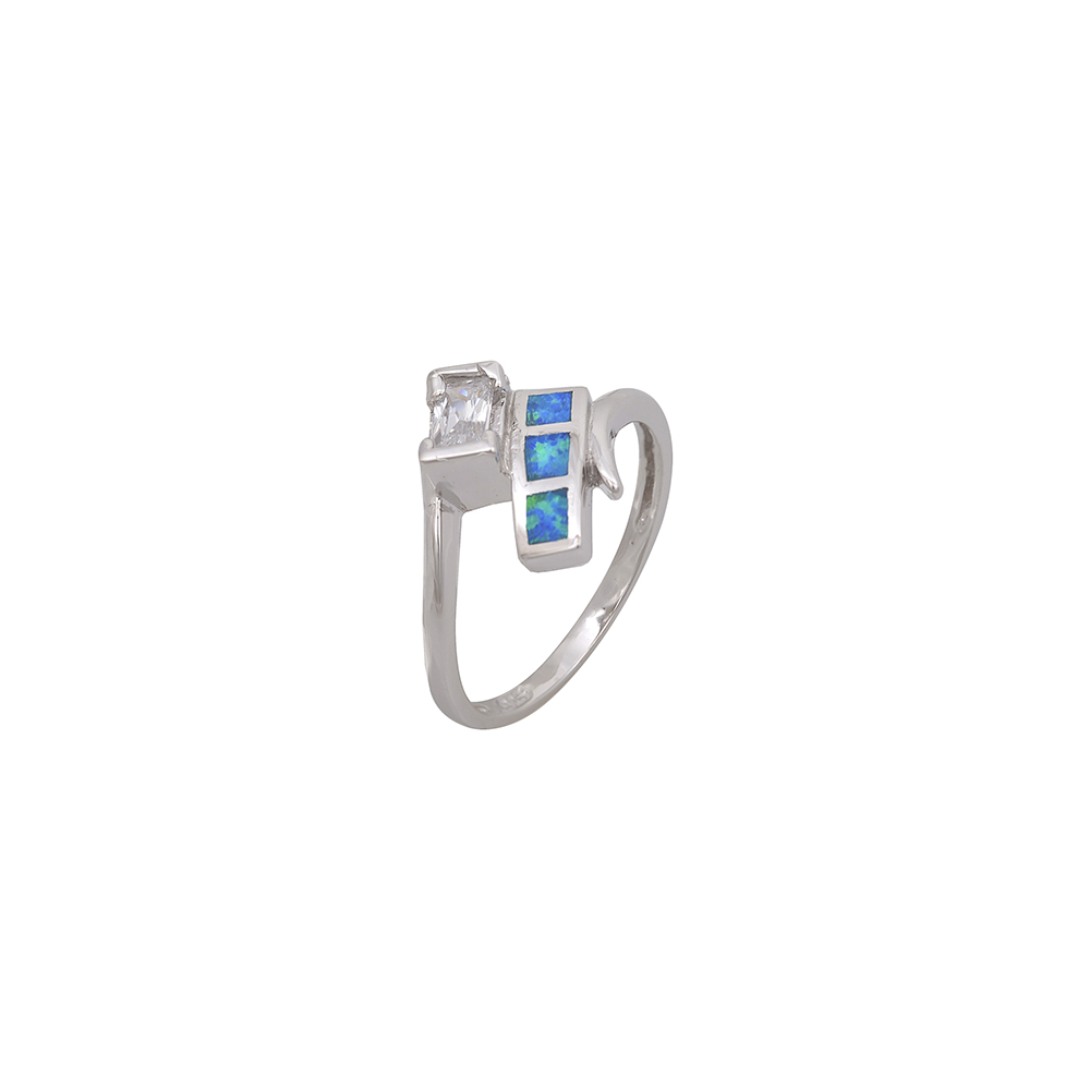 Ring with Opal Stone in Silver 925