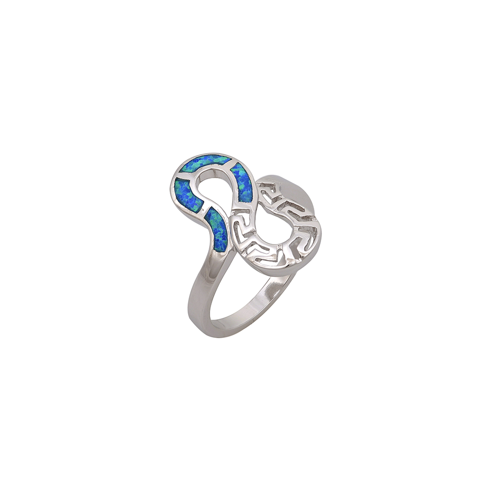Ring with Opal Stone in Silver 925