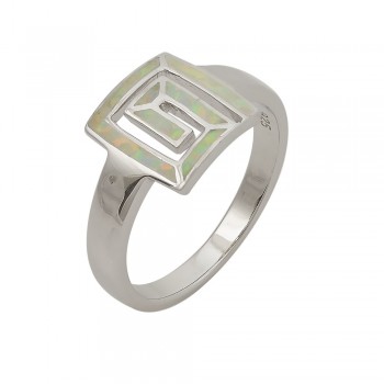 Δαχτυλίδι  με Opal Πέτρα από Ασήμι 925