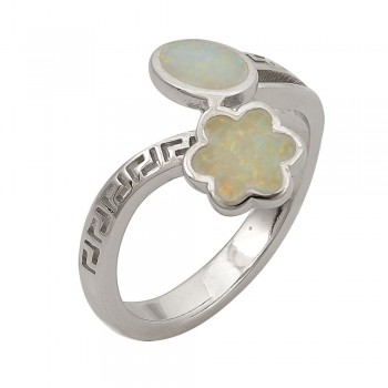Δαχτυλίδι  με Opal Πέτρα από Ασήμι 925