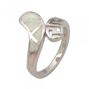 Δαχτυλίδι  με Opal Πέτρα από Ασήμι 925