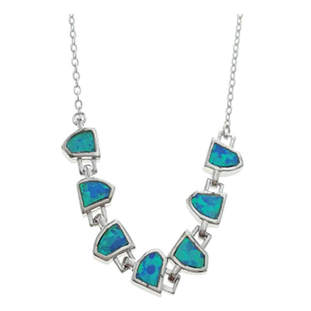 OPAL SET (NECKLACE) FROM SILVER