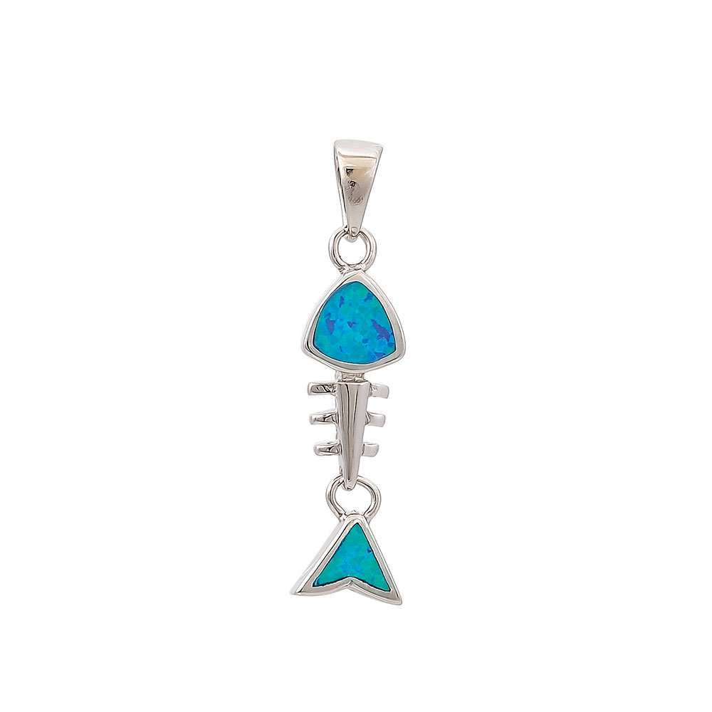 Pendant with Opal Stone in Silver 925