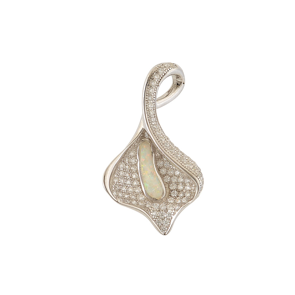 Pendant with Opal Stone in Silver 925