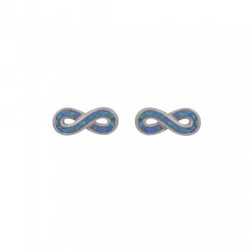 Σκουλαρίκια  με Opal Πέτρα από Ασήμι 925