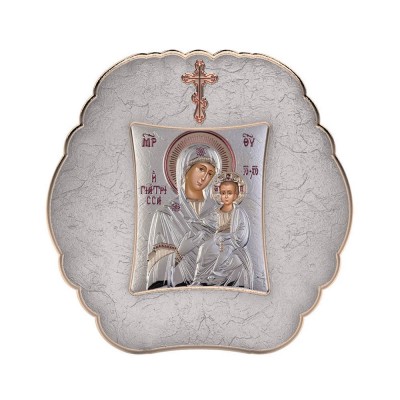 Παναγία Γιάτρισσα με Μοντέρνο Στρογγυλό Στεφάνι