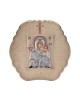 Virgin Mary Curer with Modern Round Frame