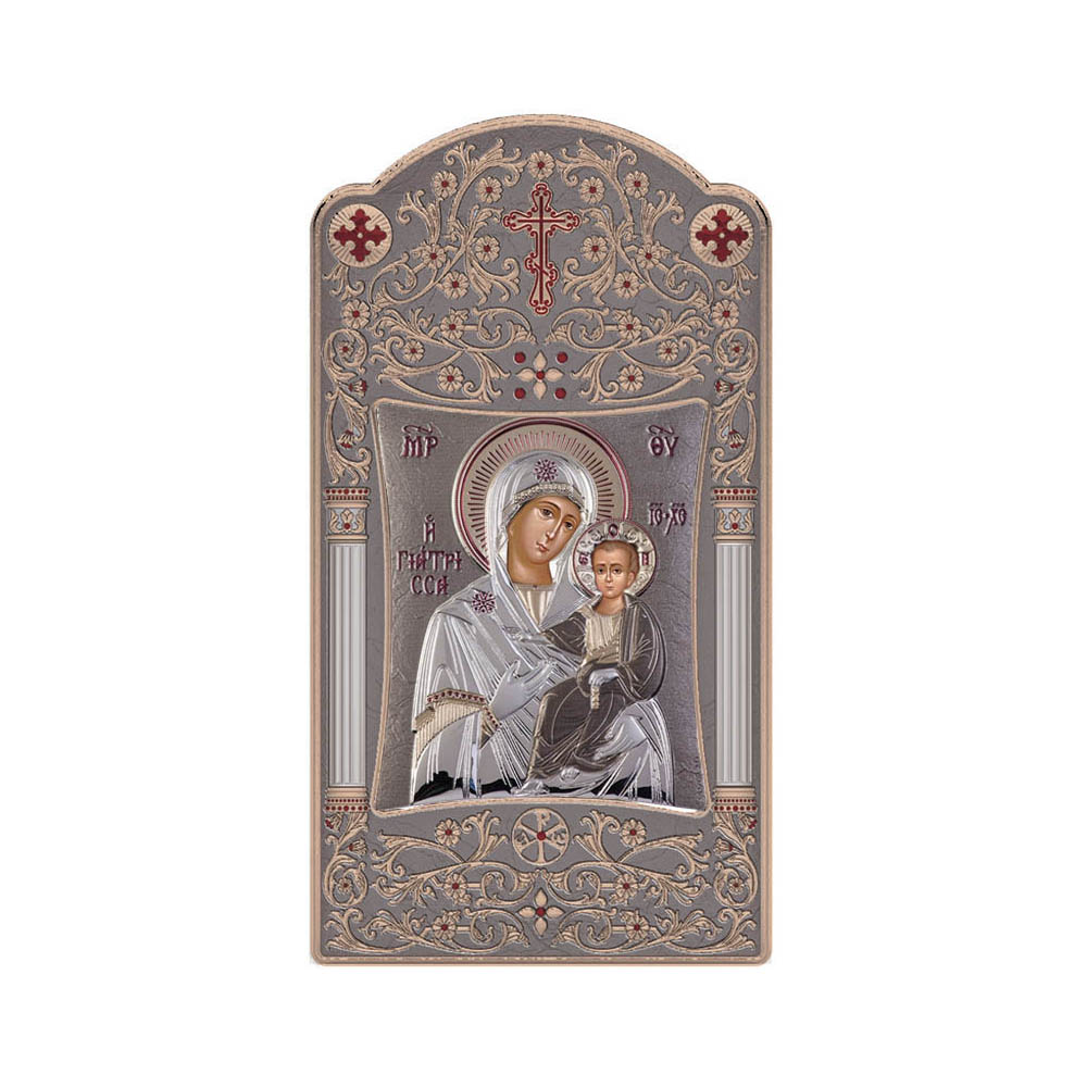 Παναγία Γιάτρισσα με Κλασικό Μακρόστενο Στεφάνι