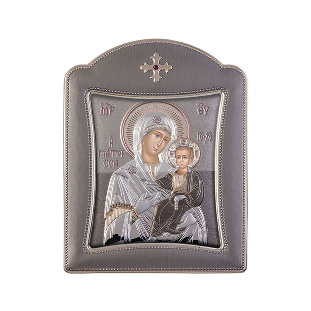 Virgin Mary Curer with Modern Frame and Glass