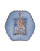 Virgin Mary Curer with Modern Round Frame