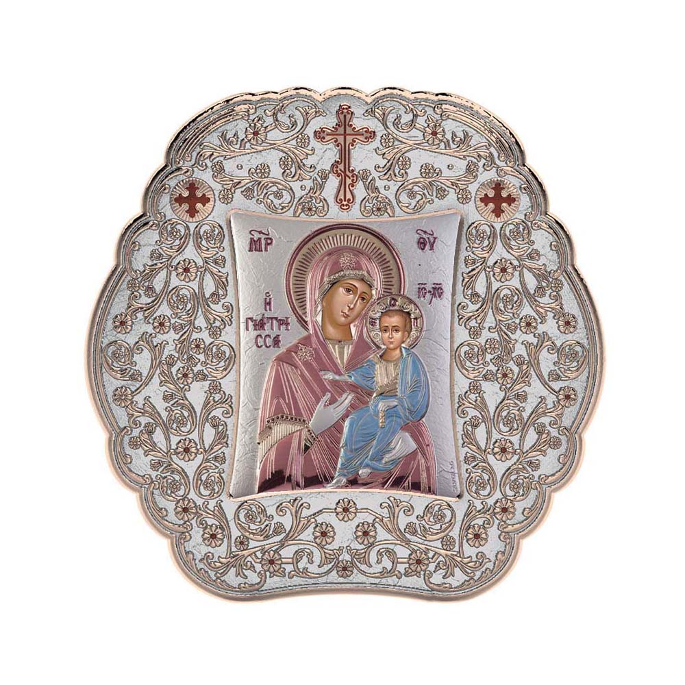 Virgin Mary Curer with Classic Round Frame