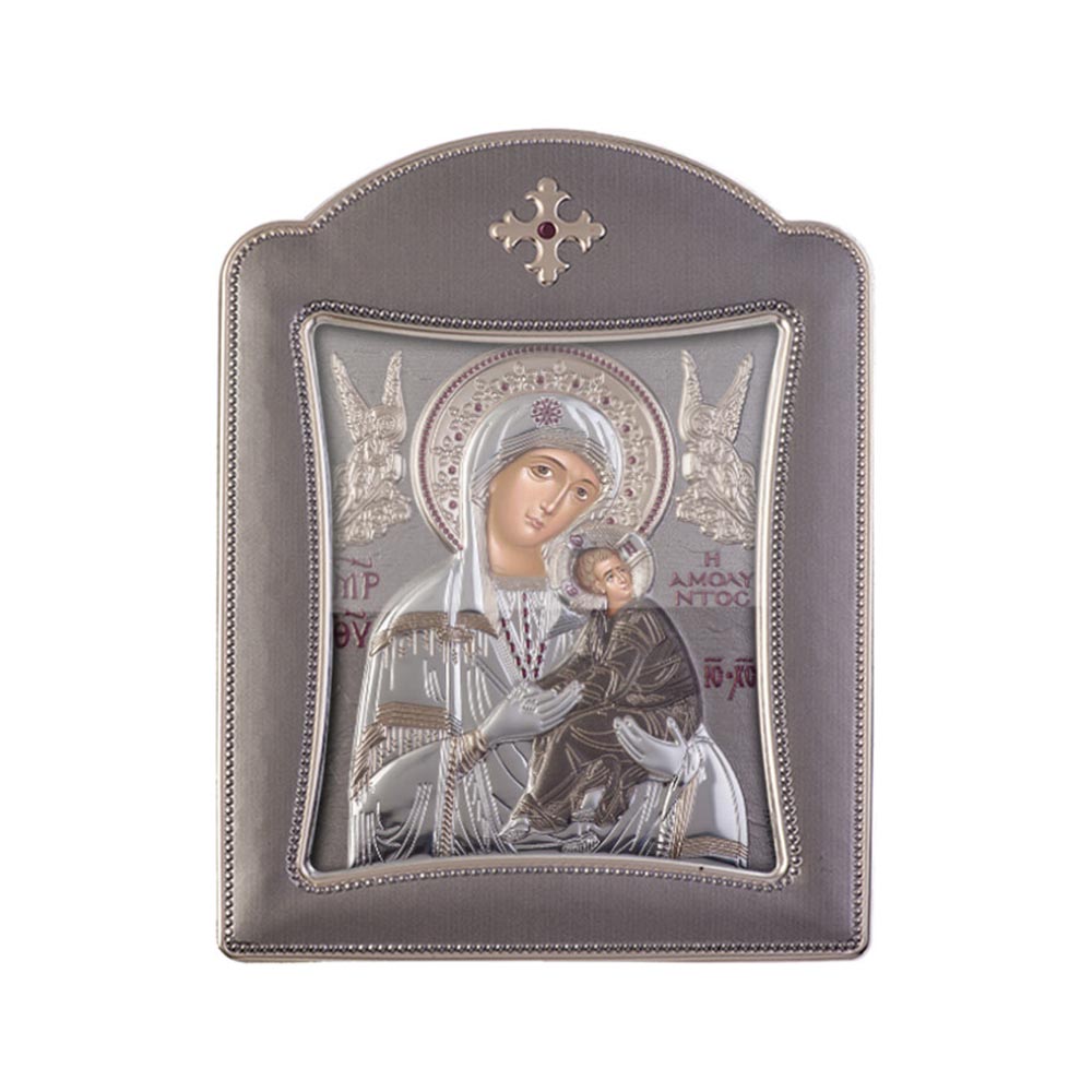 Uninfected Virgin Mary with Modern Frame and Glass