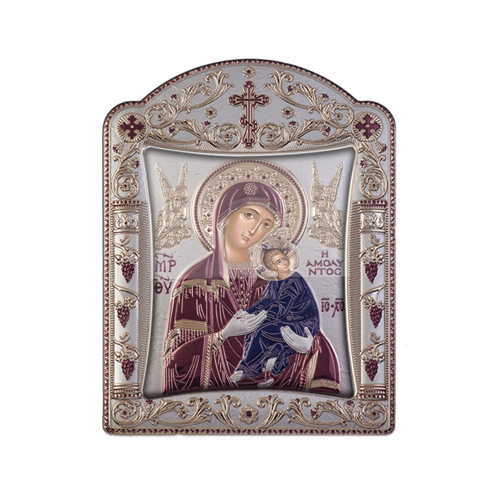 Uninfected Virgin Mary with Classic Frame and Glass