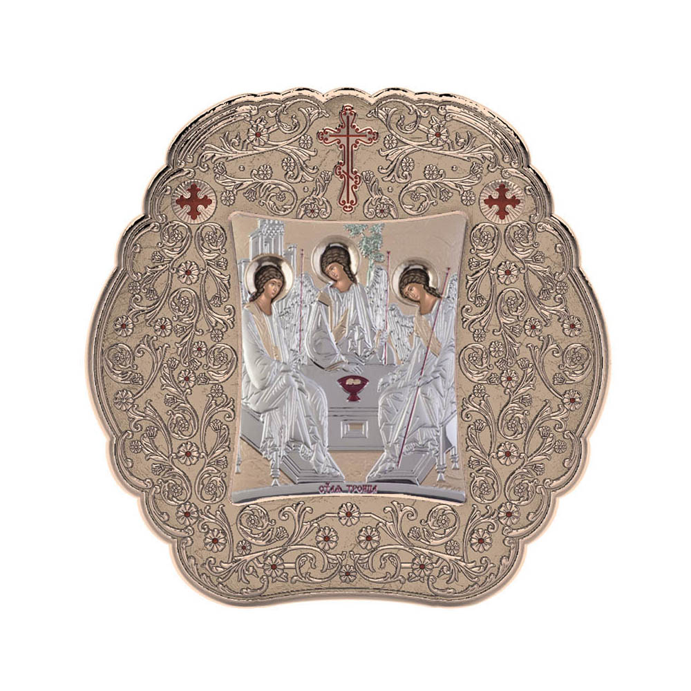 Holy Trinity with Classic Round Frame