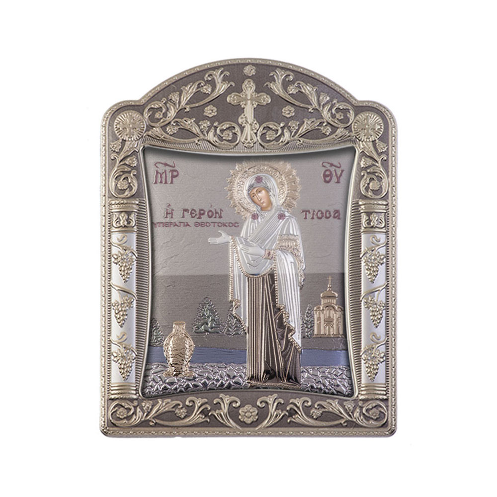 Virgin Old Woman with Classic Frame and Glass