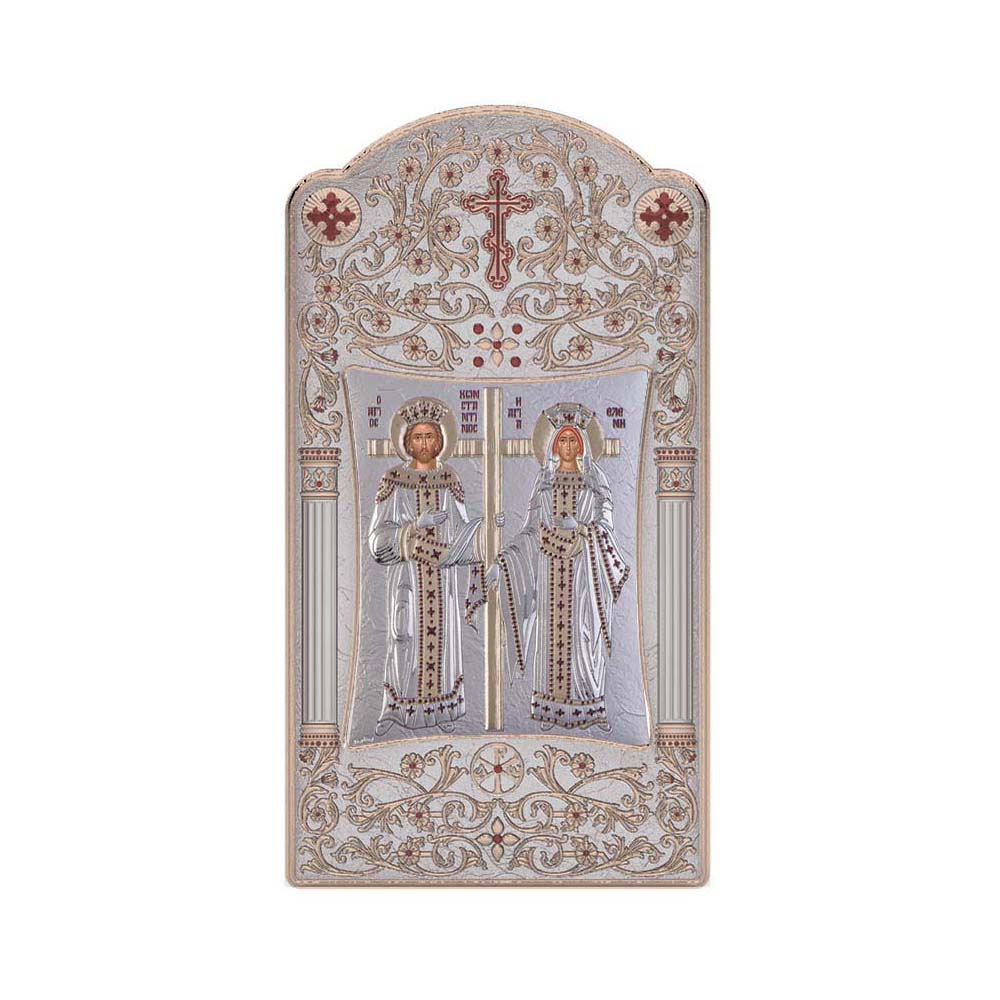 Saint Constantinos and Helen with Classic Long Frame