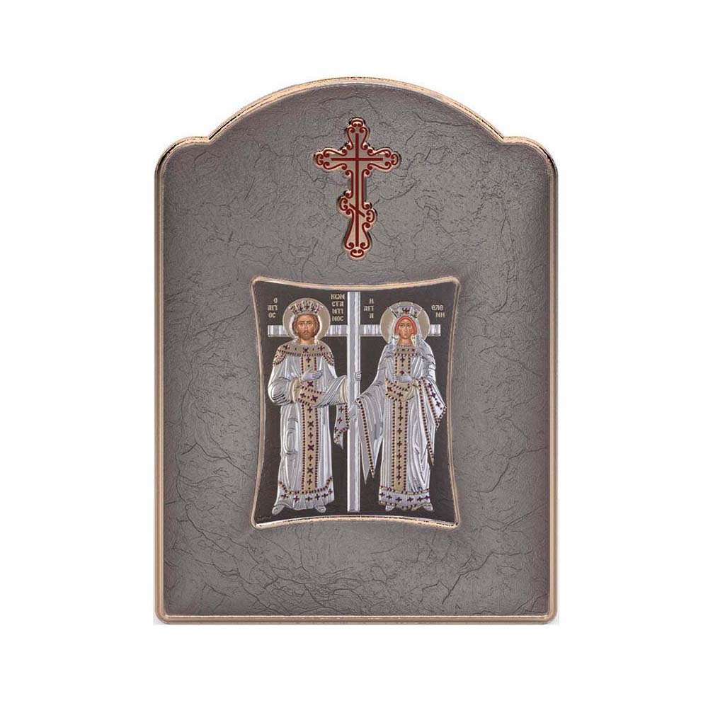 Saint Constantinos and Helen with Modern Wide Frame