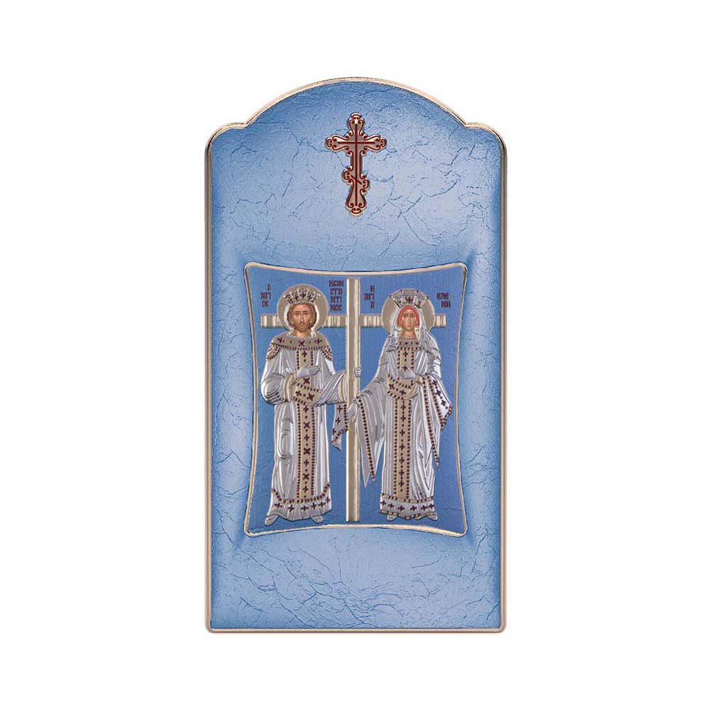Saint Constantinos and Helen with Modern Long Frame