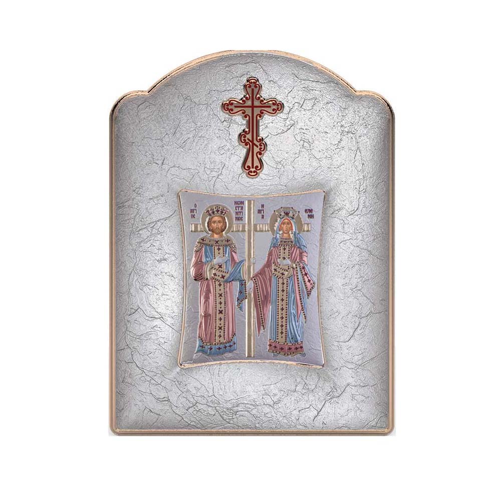 Αγιος Κωνσταντίνος και Αγία Ελένη με Μοντέρνο Φαρδύ Στεφάνι