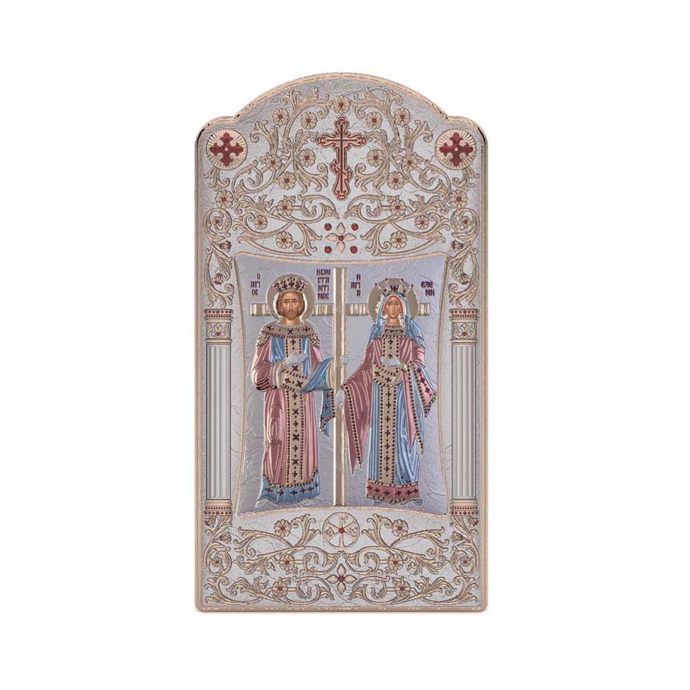 Saint Constantinos and Helen with Classic Long Frame