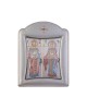 Αγιος Κωνσταντίνος και Αγία Ελένη με Μοντέρνο Κανονικό Στεφάνι και Τζάμι