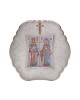 Αγιος Κωνσταντίνος και Αγία Ελένη με Μοντέρνο Στρογγυλό Στεφάνι
