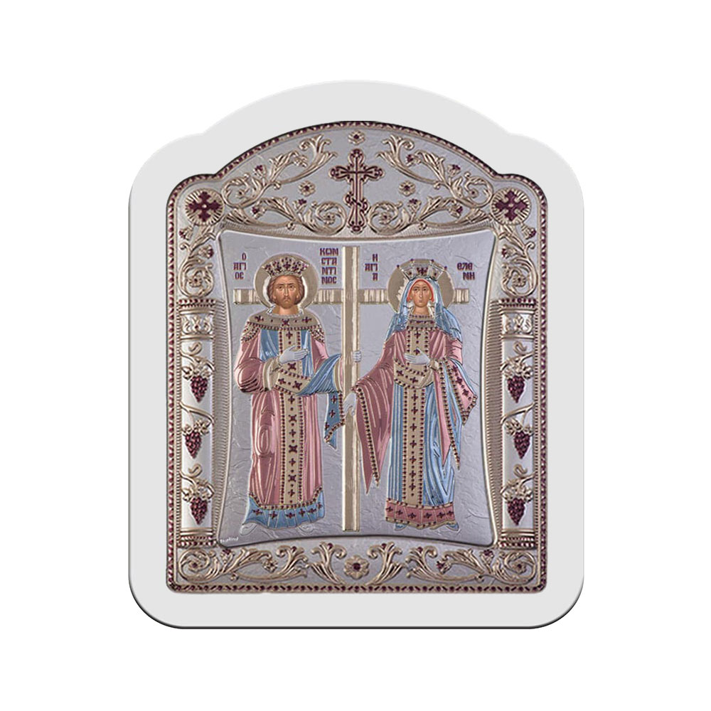 Αγιος Κωνσταντίνος και Αγία Ελένη με Κλασικό Κανονικό Στεφάνι