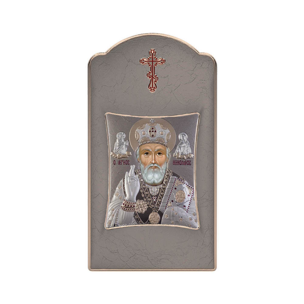 Saint Nicholas with Modern Long Frame