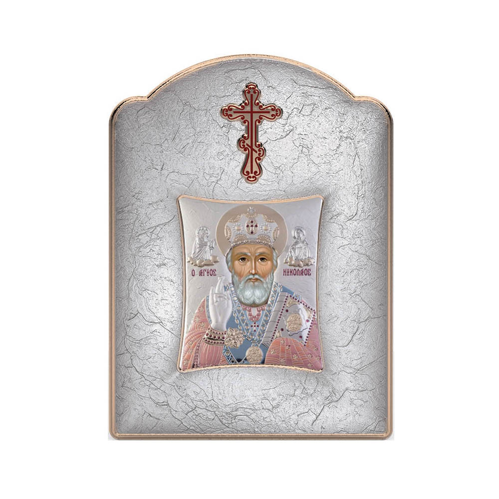 Saint Nicholas with Modern Wide Frame