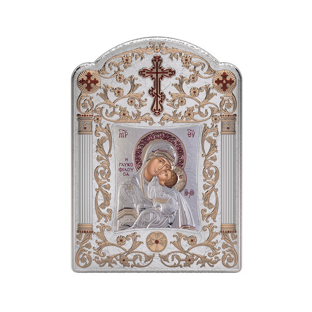 Virgin Mary Sweet Kiss with Classic Wide Frame