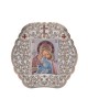Virgin Mary Sweet Kiss with Classic Round Frame