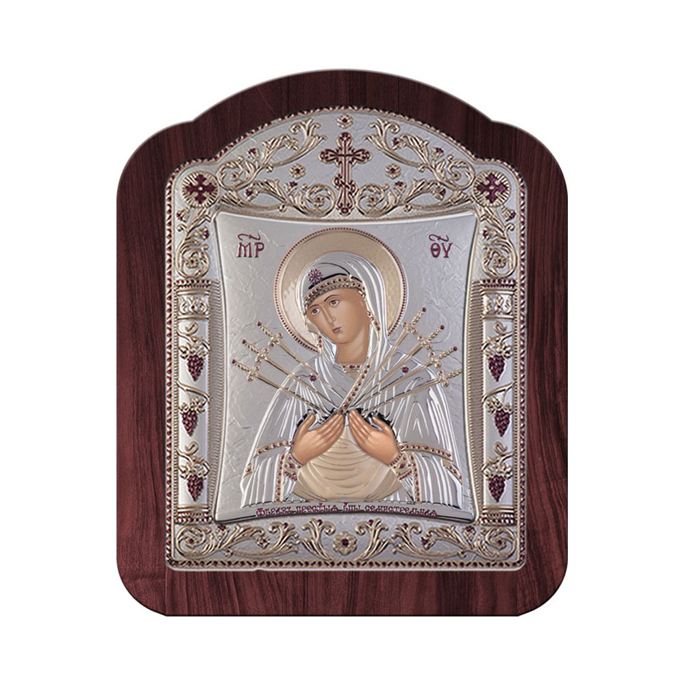 Virgin Mary with Seven with Classic Frame