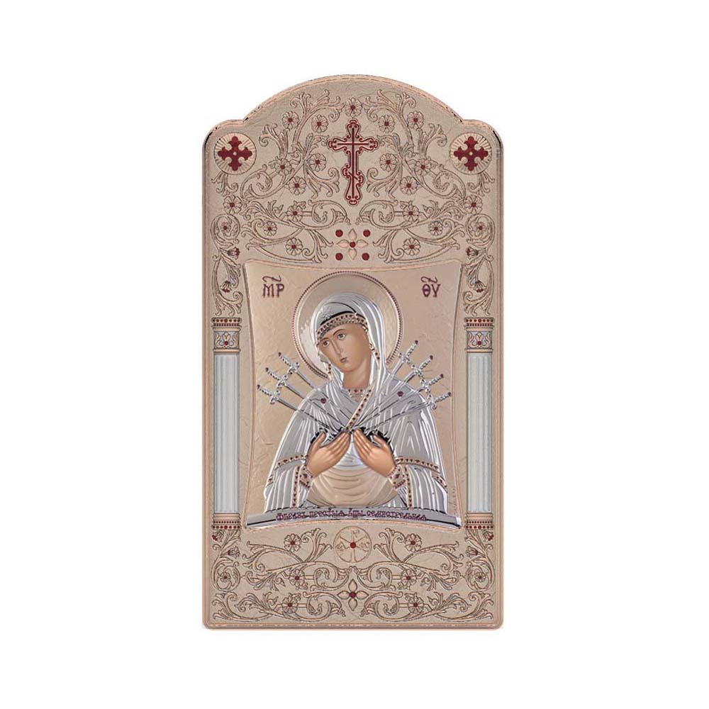 Virgin Mary with Seven with Classic Long Frame