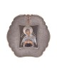 Virgin Mary with Seven with Modern Round Frame
