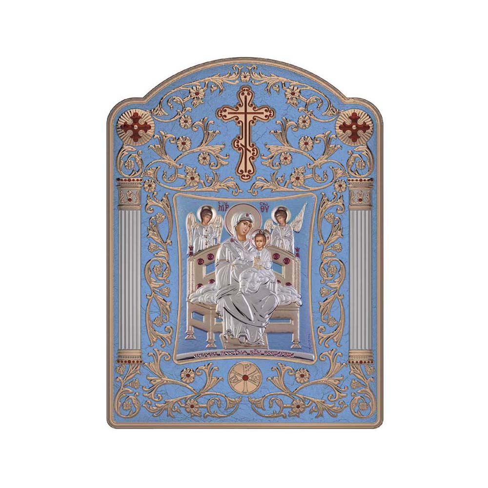 Virgin Mary Pantanasa with Classic Wide Frame