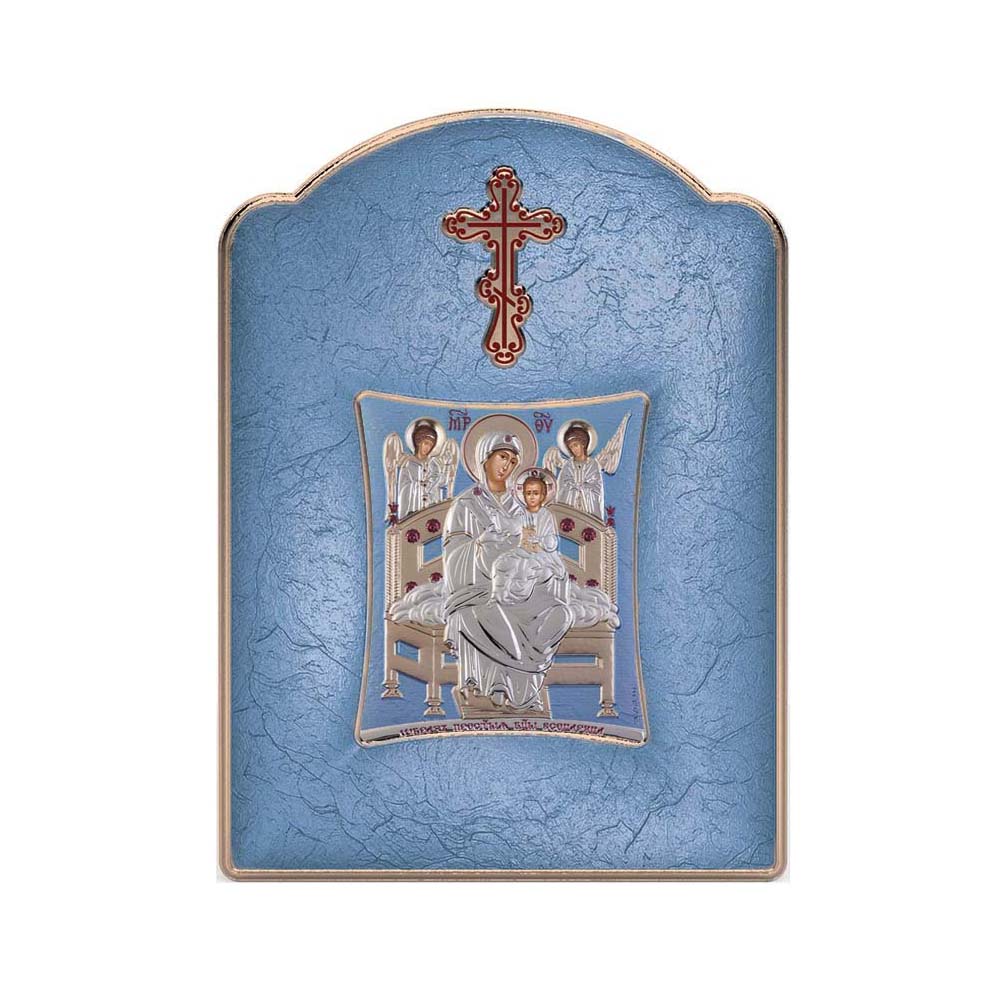 Virgin Mary Pantanasa with Modern Wide Frame