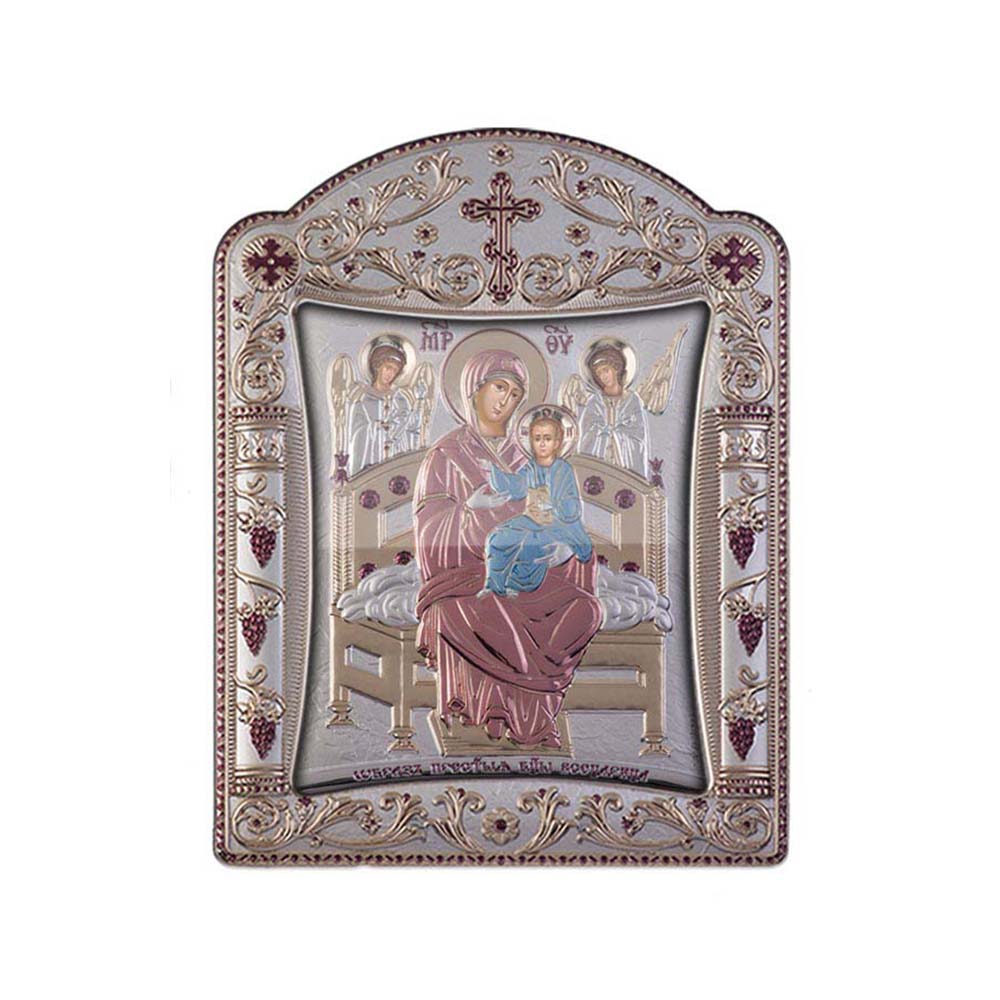 Virgin Mary Pantanasa with Classic Frame and Glass
