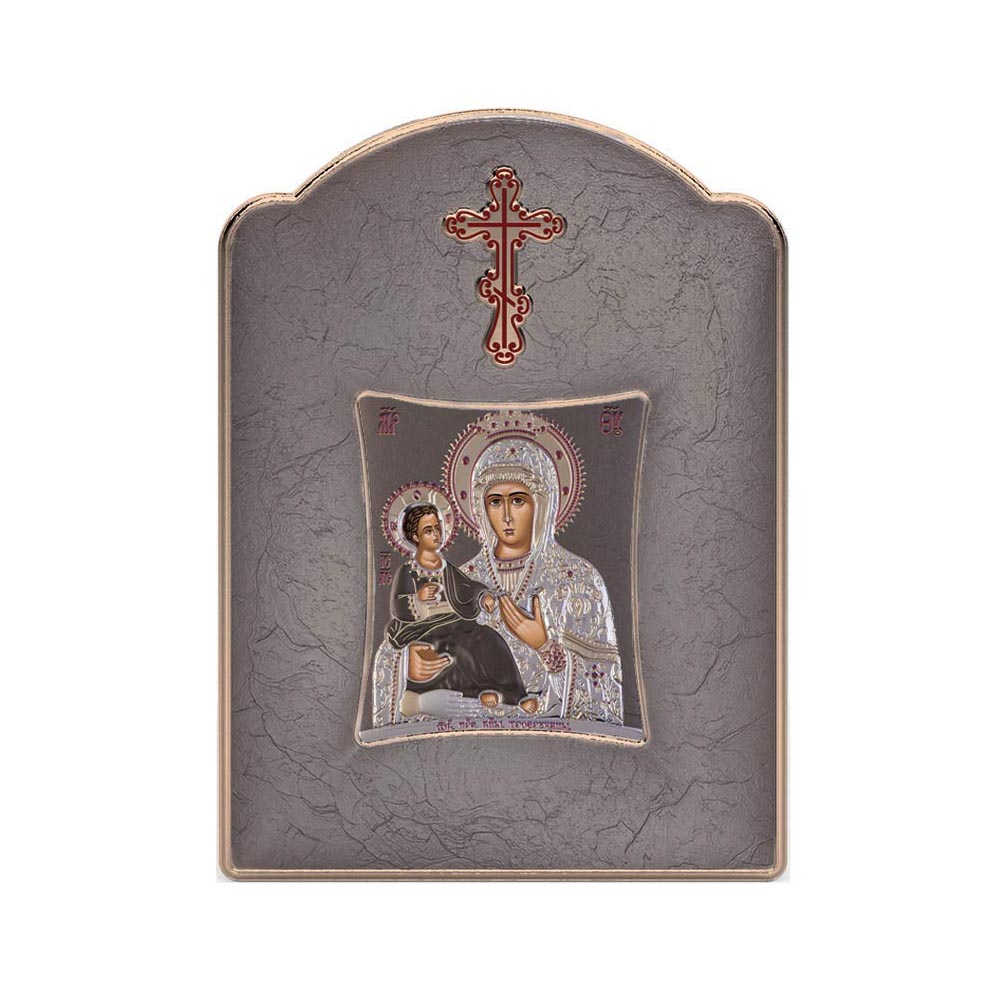 Virgin Mary with Three hands with Modern Wide Frame