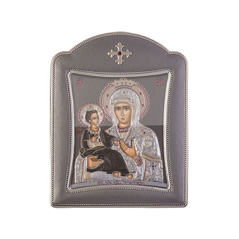 Virgin Mary with Three hands with Modern Frame and Glass