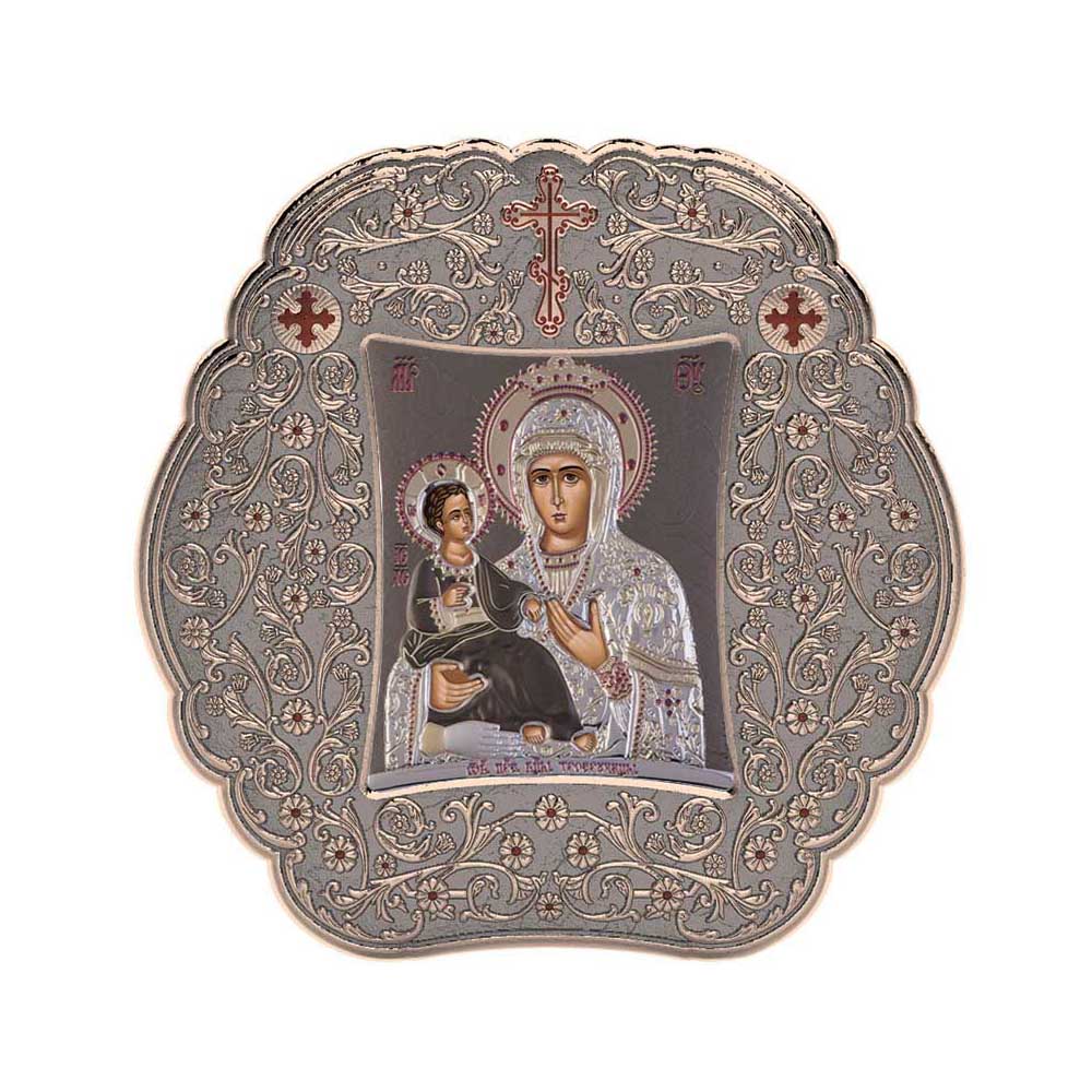 Virgin Mary with Three hands with Classic Round Frame